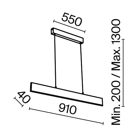 Подвесной светильник Technical Step P010PL-L23W4K - фото