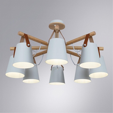 Потолочная люстра Arte Lamp THOMAS A7032PL-8WH - фото