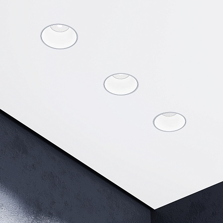 Светильник встраиваемый Renzo белый 25020/01 Elektrostandard - фото