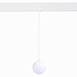 Магнитный трековый светильник подвесной Белый LED 1*7W 4000K 520Lm Ra>80 120° IP20 D90x ST358.543.07 - фото