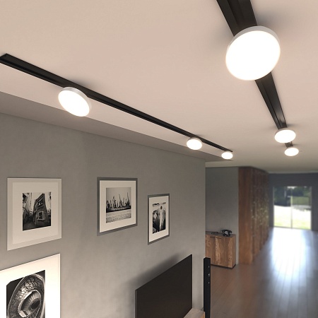 Трековый светодиодный светильник для однофазного шинопровода Pila Белый 12W 4200K 85078/01 Elektrostandard - фото