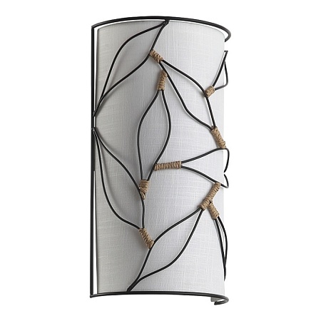 Светильник настенный ST-Luce Черный/Бежевый E27 2*60W SL6228.401.02 - фото