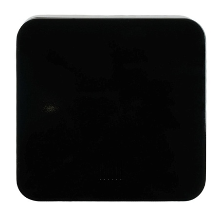 Выключатель открытой установки 1-клавишный с индикатором, STEKKER, 250В, 10А, IP20, серия София, черный, MSW10-11-20-02 - фото