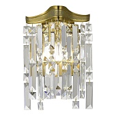 Светильник настенный ST-Luce Латунь/Прозрачный E14 1*60W SL1659.301.01