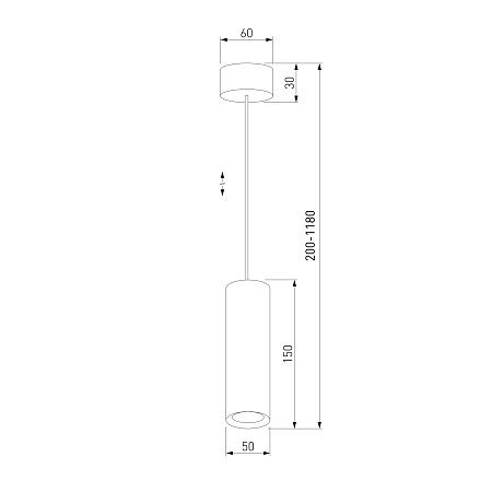 Подвесной светодиодный светильник 50246 LED Elektrostandard - фото