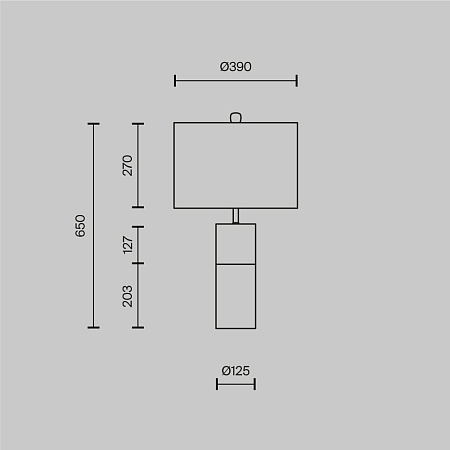Настольный светильник Maytoni Bianco Z030TL-01BS - фото