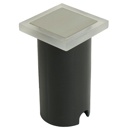 Светодиодный светильник Feron LN011 встраиваемый 1W 3000K, IP67, белый матовый/хром - фото