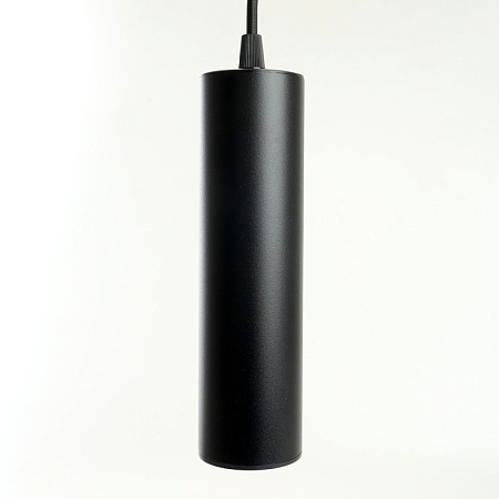 Светильник Feron AL196 трековый однофазный на шинопровод под лампу на подвесе GU10, черный - фото