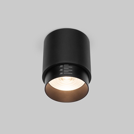 Потолочный светодиодный светильник Cors 25032/LED 10W 4200K чёрный Elektrostandard - фото