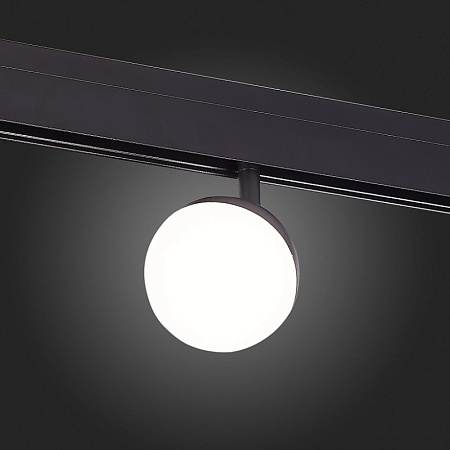 Магнитный трековый светильник Черный LED 1*7W 4000K 520Lm Ra>80 120° IP20 L120xW90xH192 ST358.446.07 - фото