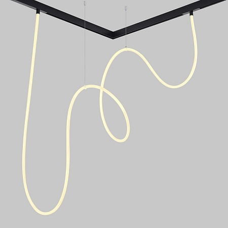 Гибкий светодиодный светильник Черный LED 1*60W 3000K Lm Ra80 360° IP20 L5 000xW-xH- 48 ST684.436.60 - фото