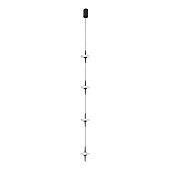 Светильник подвесной ST-Luce Черный/Прозрачный LED 4*5W 4000K SL6231.403.04