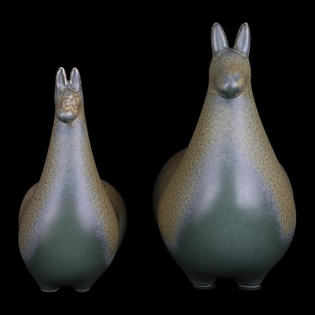 10283 Green Статуэтка LOFT IT Horse (2 штуки) - фото