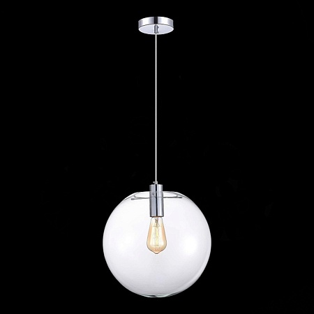 Подвес ST-Luce Хром/Прозрачный E27 1*60W SL1056.133.01 - фото