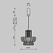 Подвесной светильник Maytoni MOD465PL-L12BK3 - фото