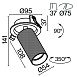 Встраиваемый светильник Technical Artisan C081CL-01-GU10-B - фото