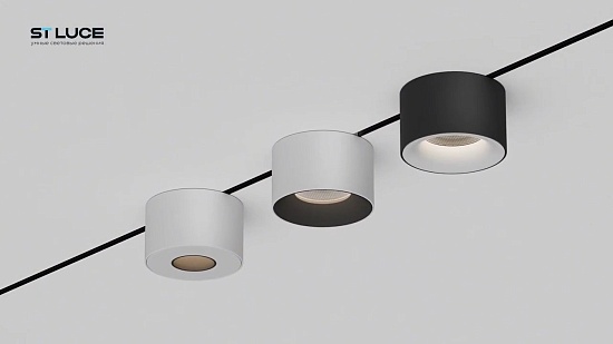 Трековая система St Luce магнитная чёрная 400 TS-D-400-ST669.436.05