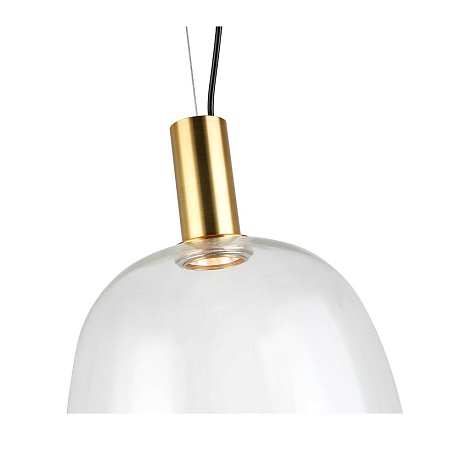 Светильник подвесной ST-Luce Бронзовый/Прозрачный LED 1*7W 2700K SL1582.313.01 - фото