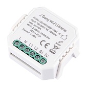 WI-FI реле 2 канала, 2x150W,IP20, L46xW46xH18,230V, Белый ST9000.500.02C