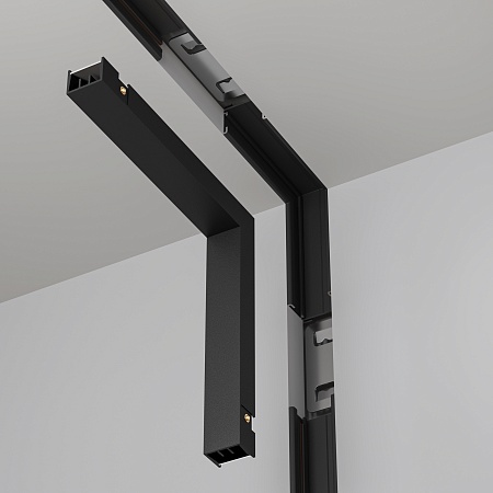 Трековая система Technical накладная низковольтная (48 Вольт) чёрная 300x300 TS-S-300-TR175-1-24WTW-M-B