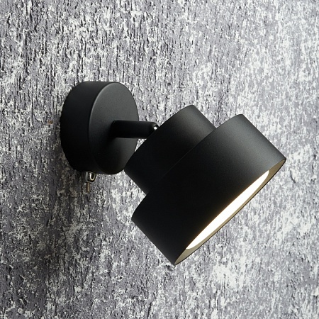 Светильник HL3670 AURA 12W, 230V, GX53, чёрный - фото