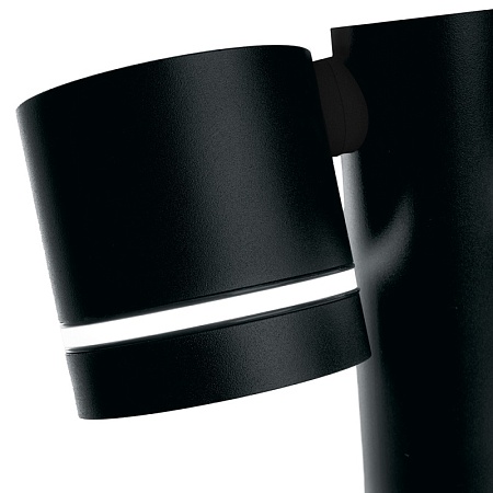 Светильник садово-парковый Feron DH1005, столб,  GX53 230V, черный - фото