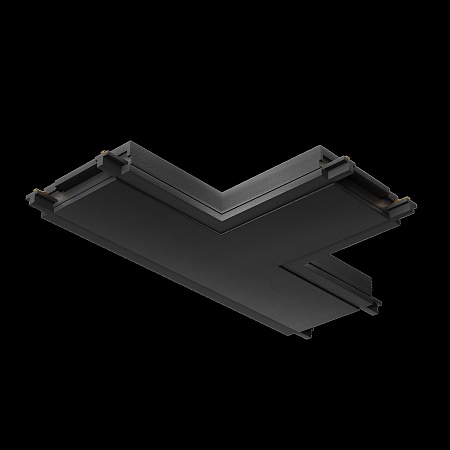 Коннектор питания T-образный Radity черный - фото