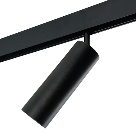 Светильник светодиодный Feron MGN308 трековый низковольтный 12W, 960 Lm, 4000К, 35 градусов, черный с антибликовой решеткой - фото