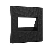 Накладка для двойной розетки Еthernet RJ-45 черный W1291108