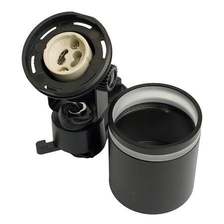 Светильник Feron AL188 трековый однофазный на шинопровод под лампу GU10, черный - фото