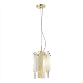 Люстра подвесная ST-Luce Золотистый/Белый, Золотистый E14 1*40W SL1636.203.01