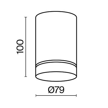 Потолочный светильник Technical Orlo C085CL-9W3K-W - фото