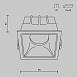 Встраиваемый светильник Technical Alfa LED DL043-01-15W3K-D-SQ-WB - фото