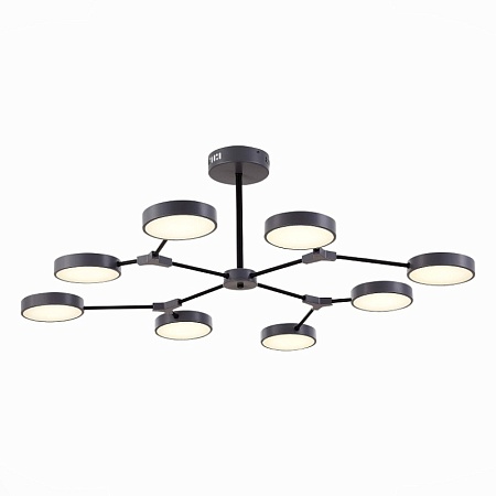 Светильник потолочный Серый,Черный/Серый LED 8*10W SLE6003-702-08 - фото