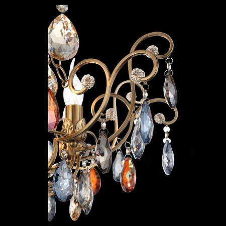 Люстра подвесная ST-Luce Бронза/Мульти E14 8*40W SL421.303.08 - фото