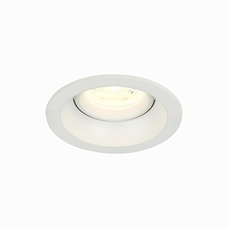 Св-к встр. Белый GU10 1*50W D94xH40 220V Без ламп ST208.508.01 - фото