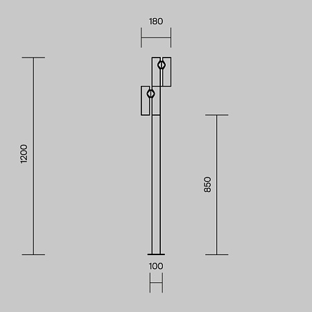 Ландшафтный светильник Outdoor O494FL-L20B3K - фото