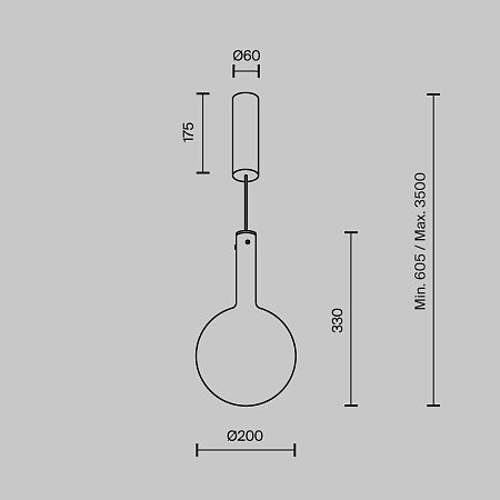 Подвесной светильник Maytoni Nebula MOD182PL-L4W3K - фото