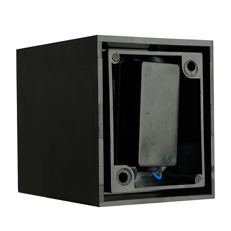 Светильник садово-парковый Feron.ONE DH050-P,на стену, GU10 220-240V, черный пластик - фото