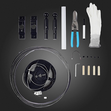 Тросовая световая система ST-Luce Черный LED 1*10W 3000K ST960.437.10 - фото