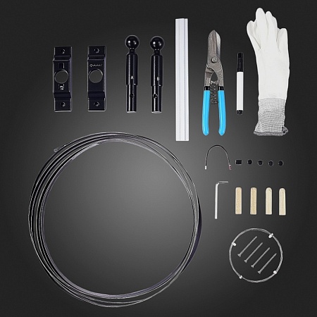 Тросовая световая система без источника света ST-Luce Черный ST962.407.00 - фото