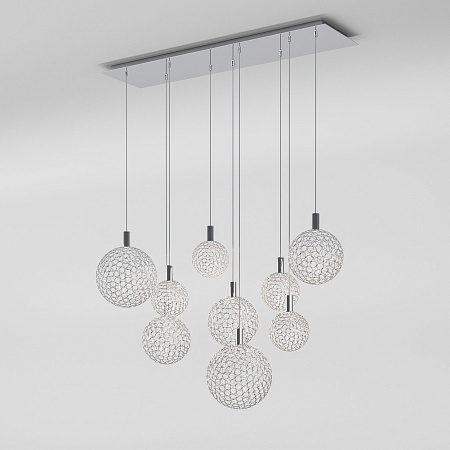 Подвесной светильник Eurosvet 90353/9 хром - фото