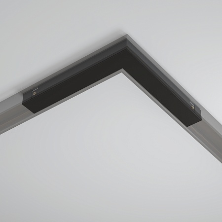 Угловой коннектор питания Basity, черный - фото