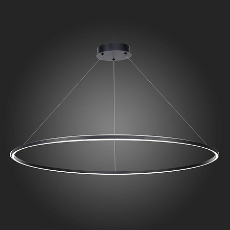 Cветильник подвесной SMART ST-Luce Черный/Белый LED 1*57W 2800-6500K ST605.403.57 - фото