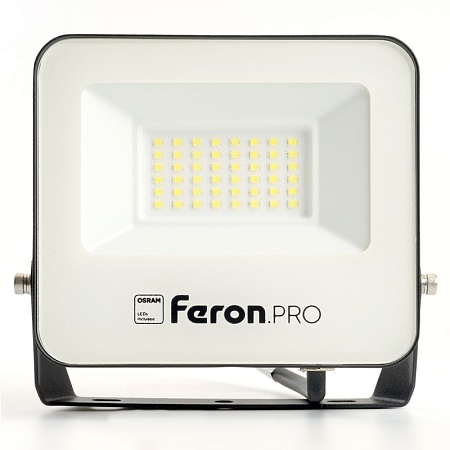 Светодиодный прожектор Feron.PRO LL-1000 IP65 30W 6400K черный - фото