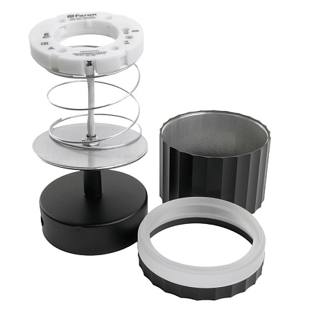 Светильник Feron HL3691 OLYMPUS настенно-потолочный под лампу GX53, чёрный - фото