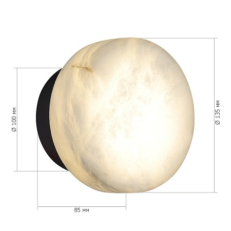 Светильник настенный ST-Luce белый/белый LED 1*6W 3000K / 4000K / 6000K SL1019.401.01 - фото