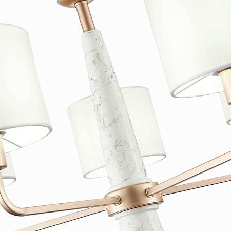 Светильник подвесной ST-Luce Матовое золото/Белый E14 5*40W SL1163.203.05 - фото