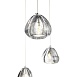 Светильник подвесной ST-Luce Хром/Прозрачный с пузырьками воздуха LED 7*3W 3000K SL6017.101.07 - фото