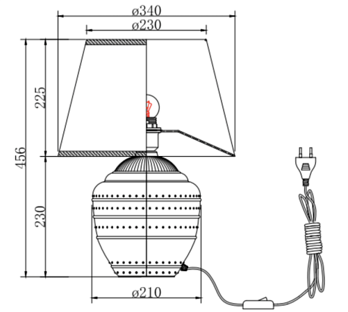 Настольный светильник Freya Alana FR5109TL-01W - фото